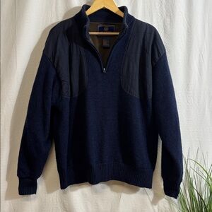 Beretta Wool Shooting Jacket Blue Men's Size large